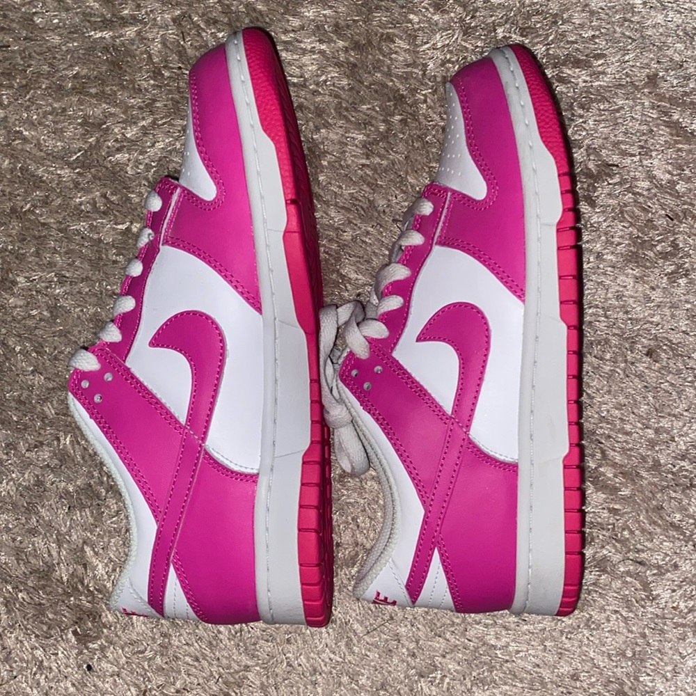 Kids Pink and White Sneakers